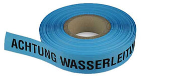 Franken Plastik Band Blaues Band Wasserleitung