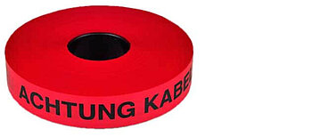 Franken Plastik Band Rotes Band Achtung Kabel