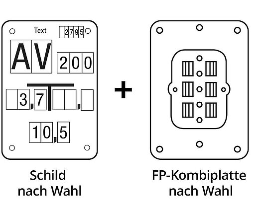 Befestigung Kombiplatte Befestigung Kombiplatte