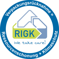 Recycling und Rücknahme von Verpackungen RIGK-Siegel