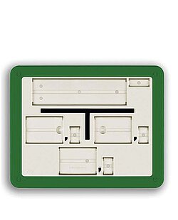 Franken Plastik Hydrant Kunststoff Grünes Schild Hydrant Kunststoff