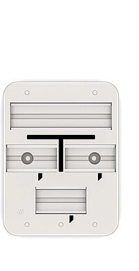 Franken Plastik Kabel Kunststoff Weißes Schild Kabel Kunststoff