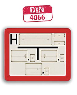 Franken Plastik Hydrant Kunststoff Rotes Schild Hydrant Kunststoff