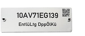 Franken Plastik V2A Schild V2A Schild