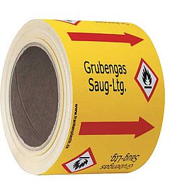 Franken Plastik Rohrleitungsband Rohrleitungsband gelb